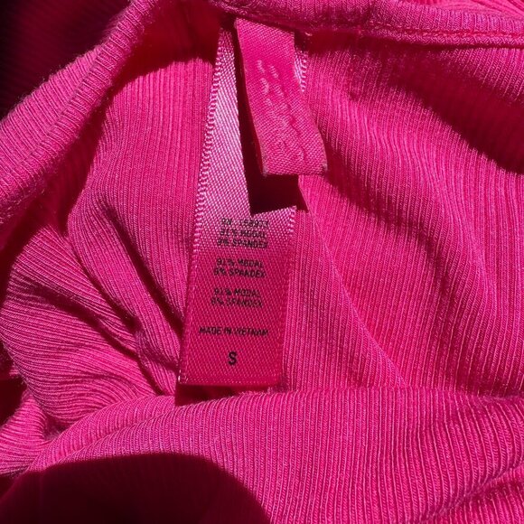 SKIMS Soft Lounge Long Slip Dress Maxi in Hot Pink XS - Picture 4 of 10